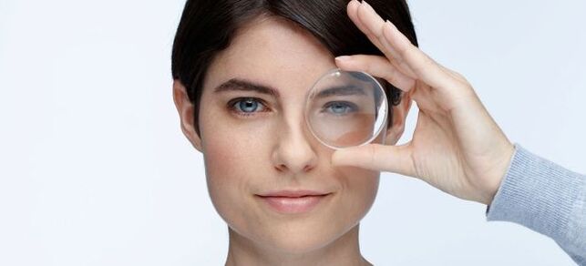 For vision correction purposes, hard lenses can be used
